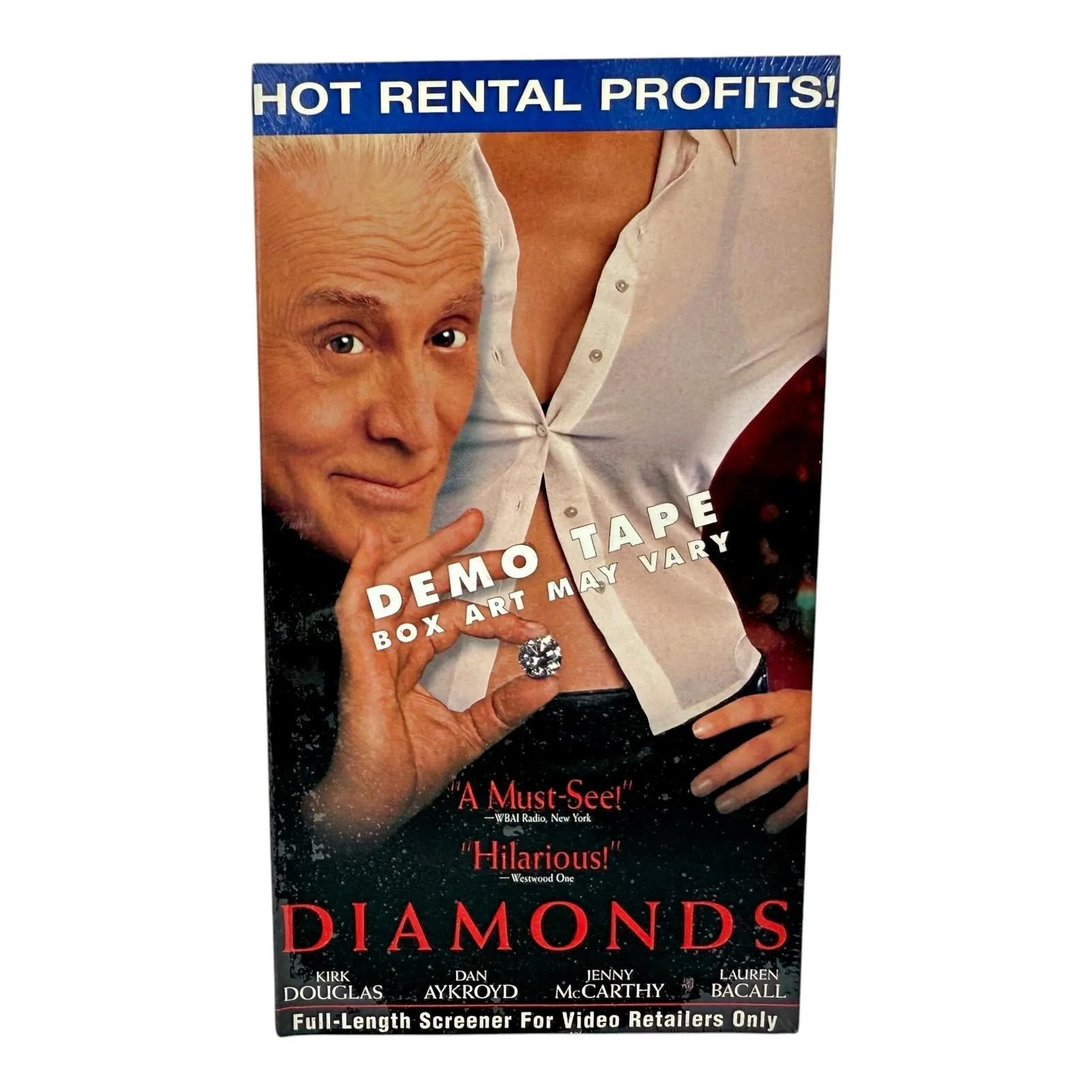 Product image for Diamonds VHS Screener Demo Promo SEALED 1999 Kurt Douglas Dan Aykroyd