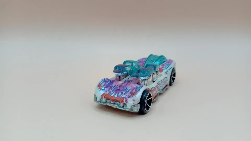 Product image for Loose Hot Wheels 2007 Mystery Cars Series What 4 2 What-4-2 with Flames Car