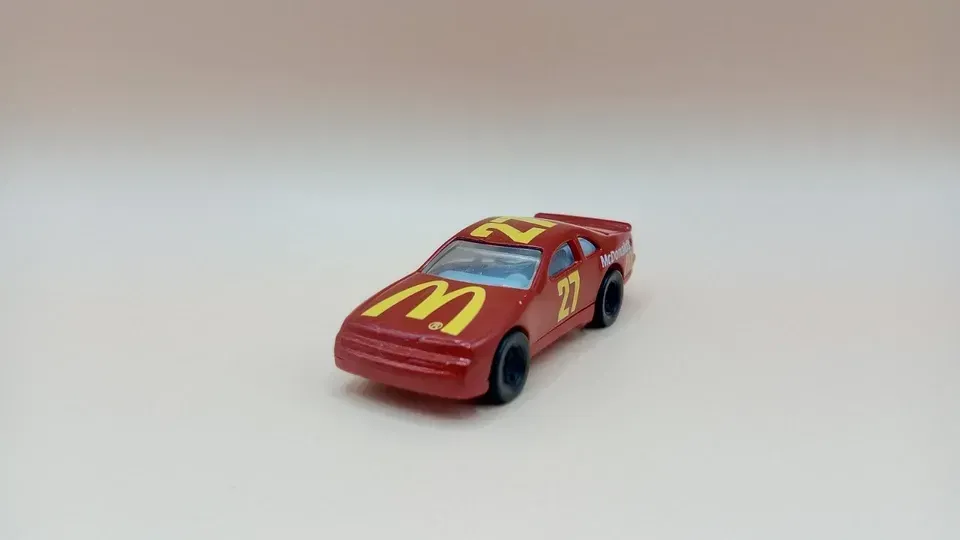 Product image for Vintage 1993 Mattel Hot Wheels - McDonald's Happy Meal Toy - #27 Stock Race Car