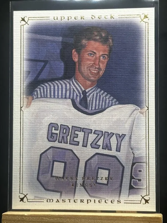 Product image for Wayne Gretzky 2008-09 UD Upper Deck Masterpieces Hockey Canvas #20 - 2008 - Ice Hockey - 20 - National Hockey League (NHL) - 2008-09 UD - Wayne Gretzky - Upper Deck Masterpieces Hockey Canvas - Los Angeles Kings, Edmonton Oilers