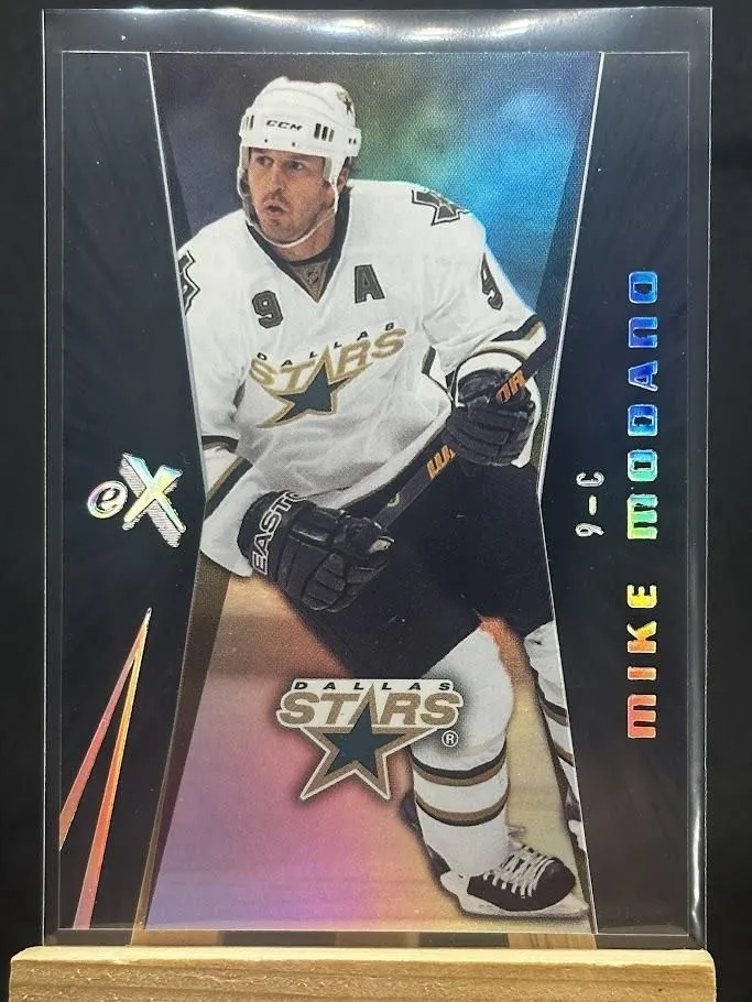 Product image for Mike Modano 2008-09 Fleer eX Essential Credentials #eX27 - 2008 - Ice Hockey - eX27 - National Hockey League (NHL) - 2008-09 Fleer - Mike Modano - eX Essential Credentials  - Dallas Stars