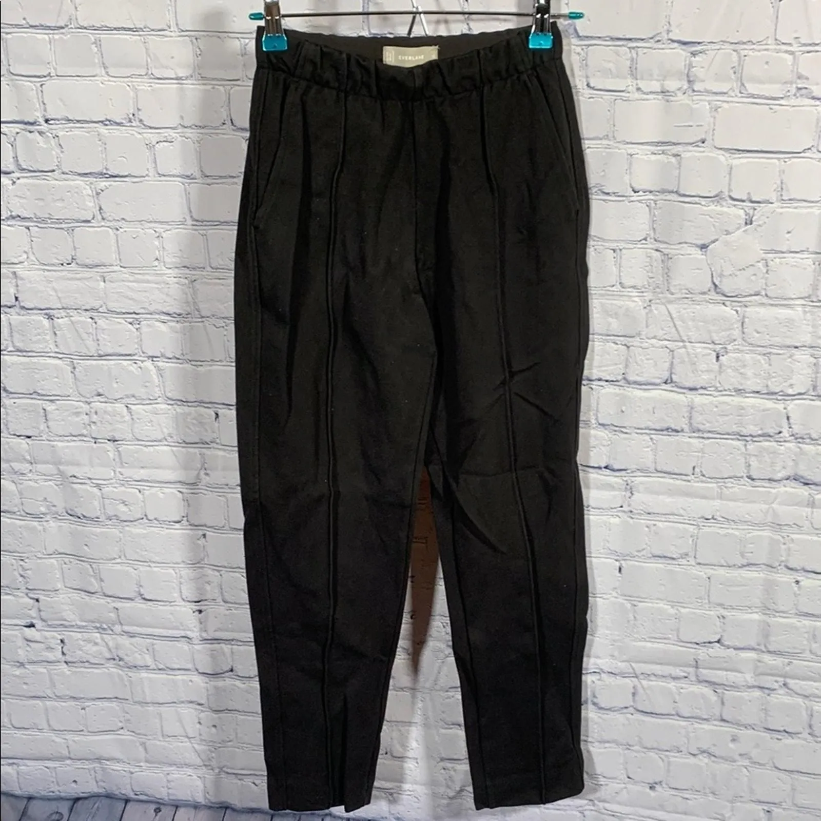Product image for Everlane Womens Casual Pants in Black Business Casual Preppy City Rich Mom Sz XS - pre-owned---excellent - Everlane