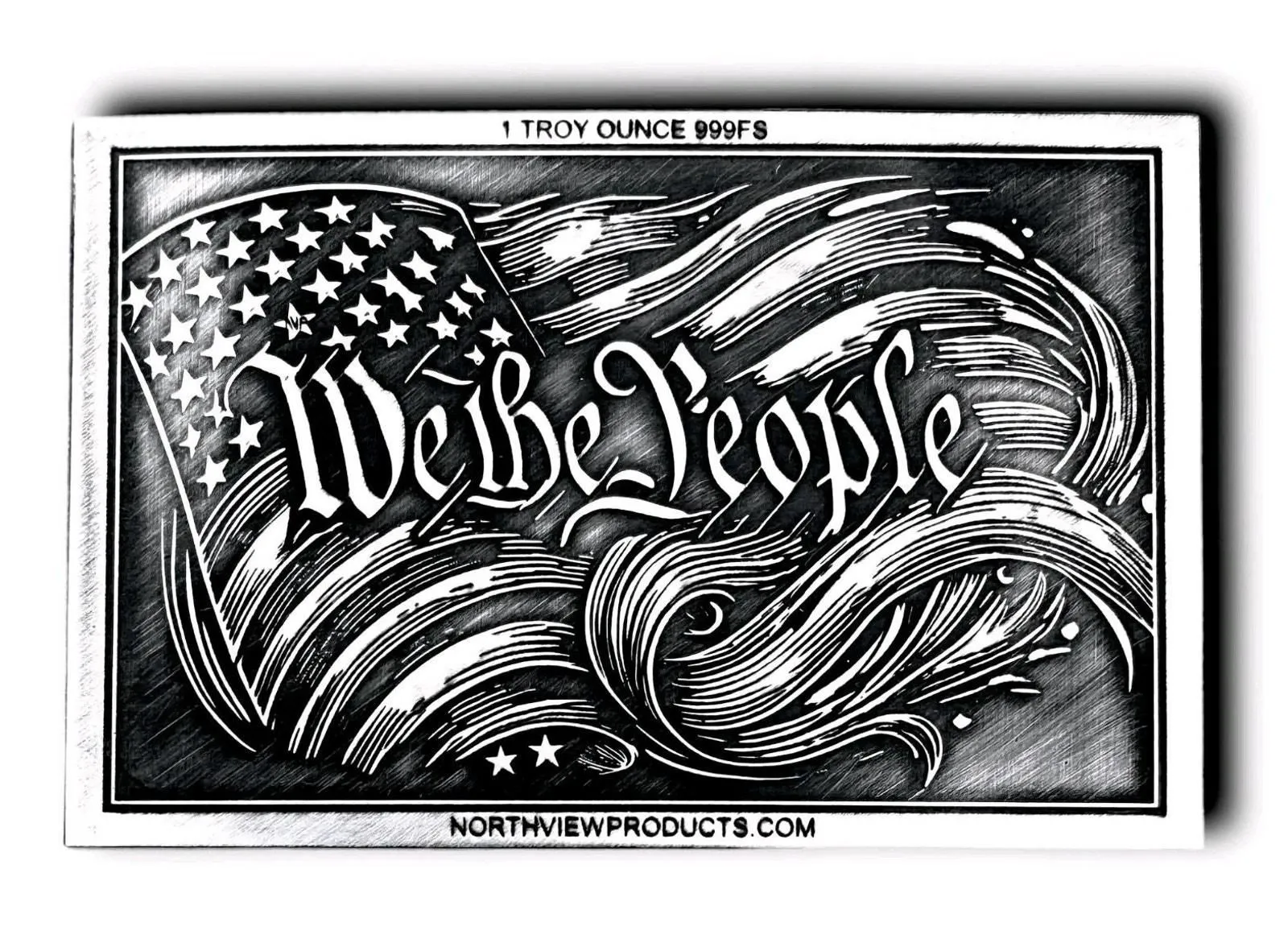 Product image for We the People 1 oz Silver Card Bar by North View Products (999 Mintage) USA !! - Coins, other