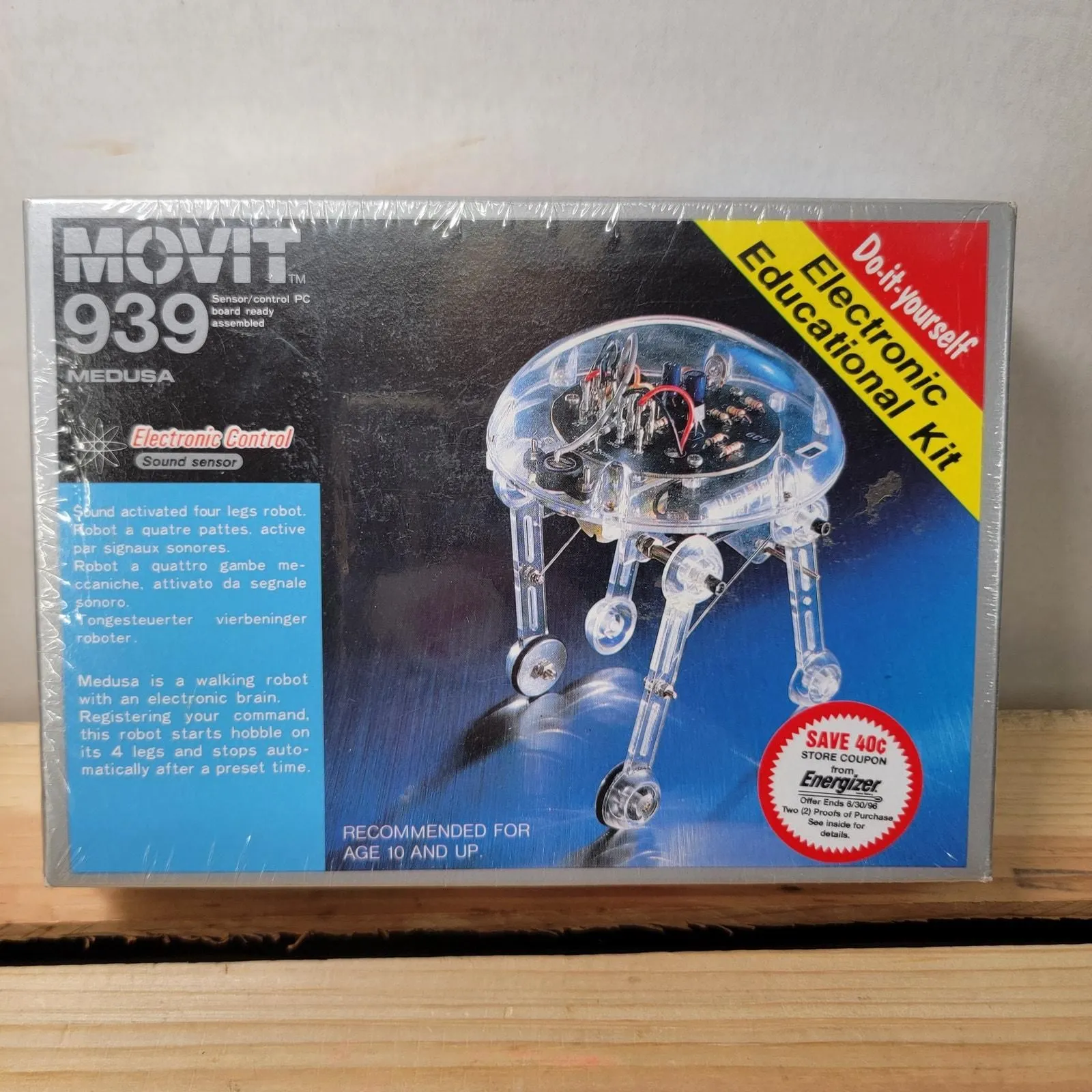 Product image for Medusa Movit 939 Robot - Electronic Educational Kit - SEALED