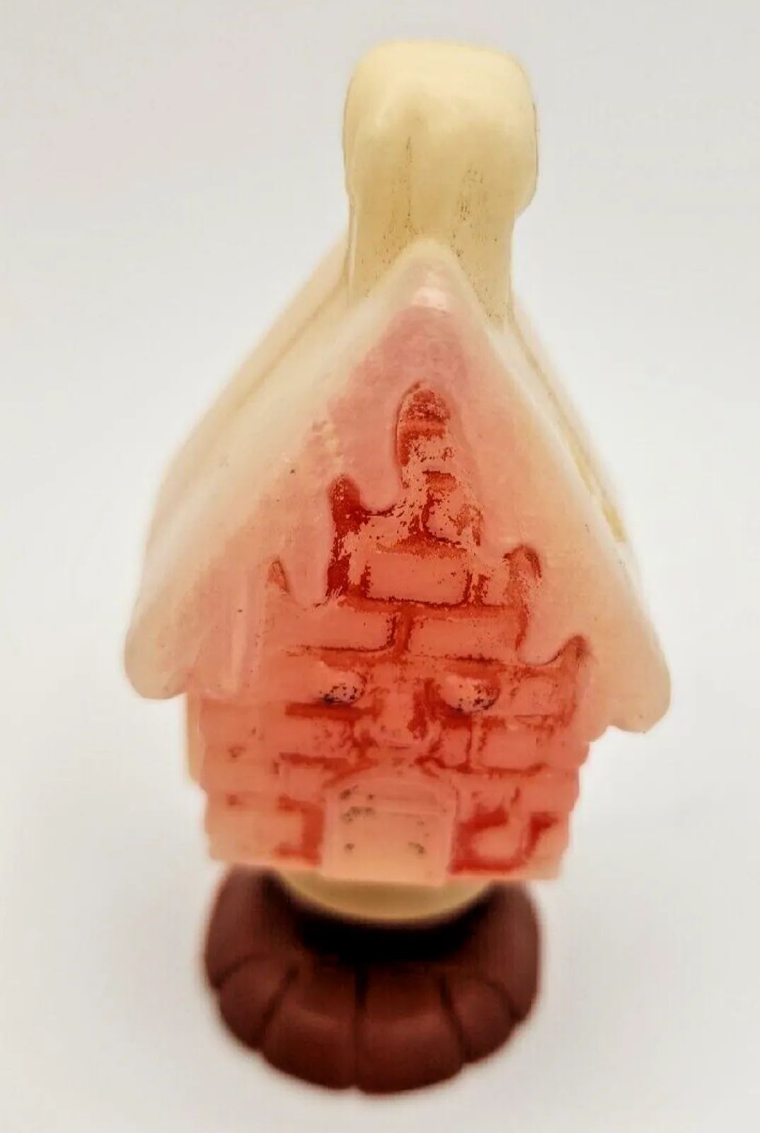 Product image for 1972 HFC Barns Plastic Suction Cup Candy Holder Santa House Empty PB79 - used