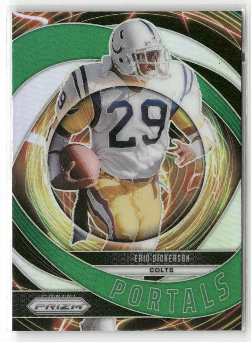 Product image for 2024 Panini Prizm #4 Eric Dickerson Portals Silver Prizm