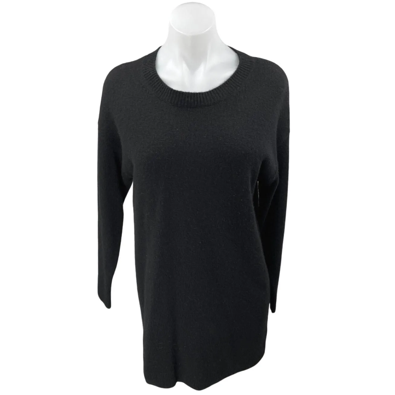 Product image for Reformation 100% Cashmere Black Knit Long Sleeve Mini Sweater Dress Size XS - Dresses - XS - pre-owned---good - Reformation