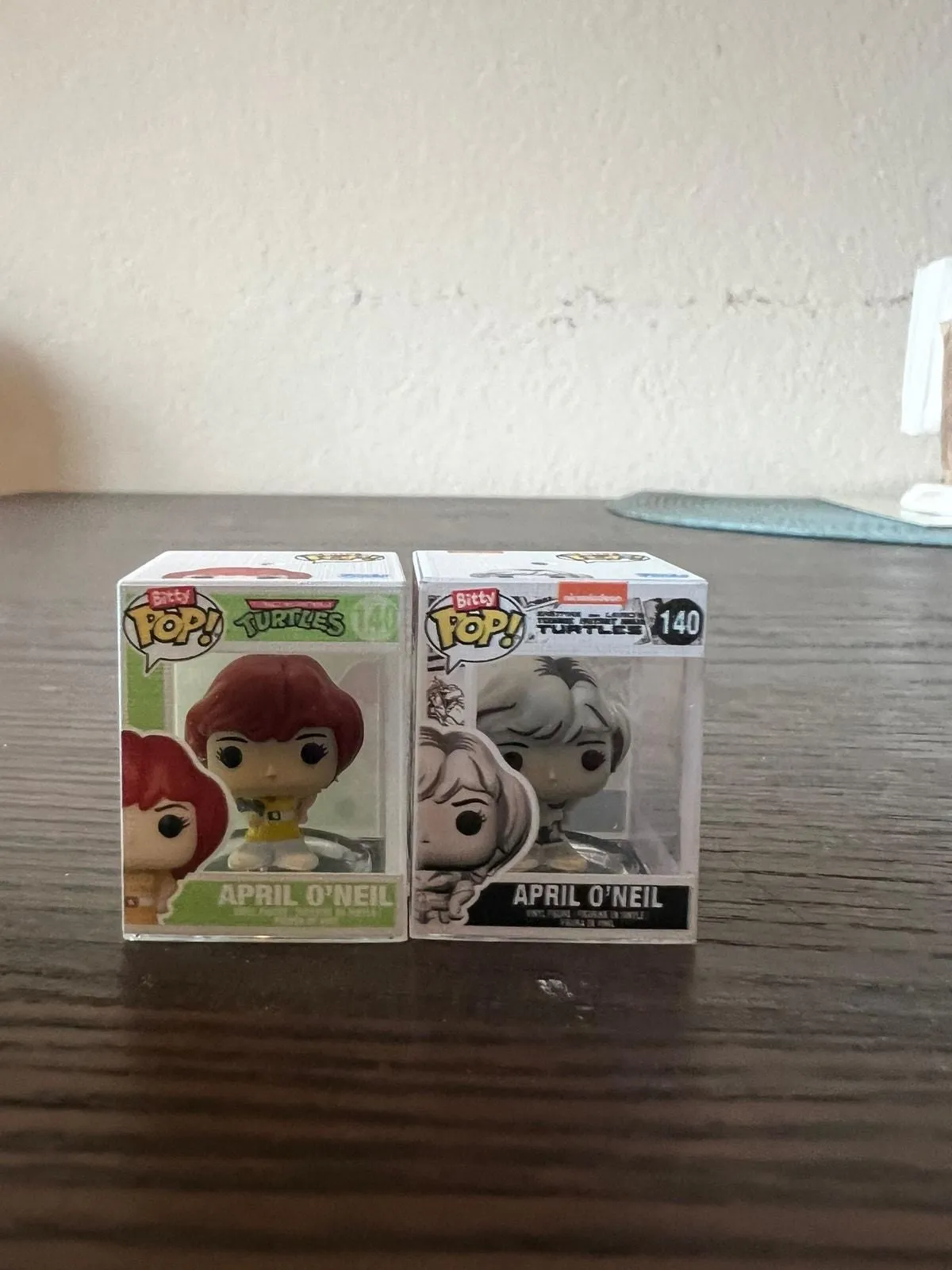 Product image for 2 April O'Neil Funko Bitty Pops SDCC 4000 PIECE TMNT B&W Teenage Ninja Turtles