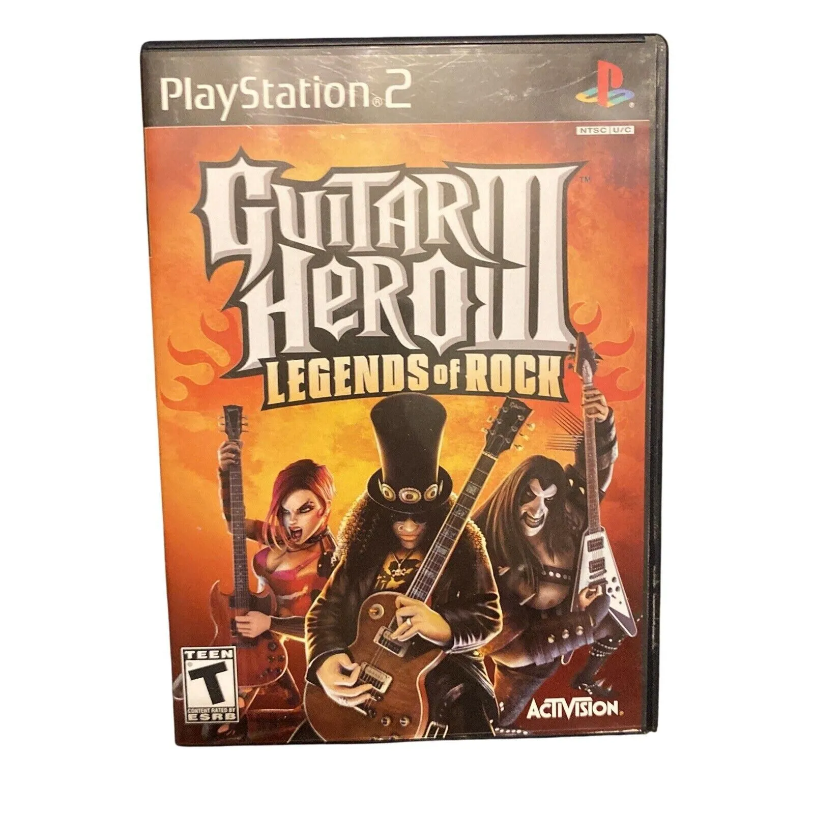 Product image for Guitar Hero lll 3 Legends of Rock (PlayStation 2 PS2) Complete w/ Manual