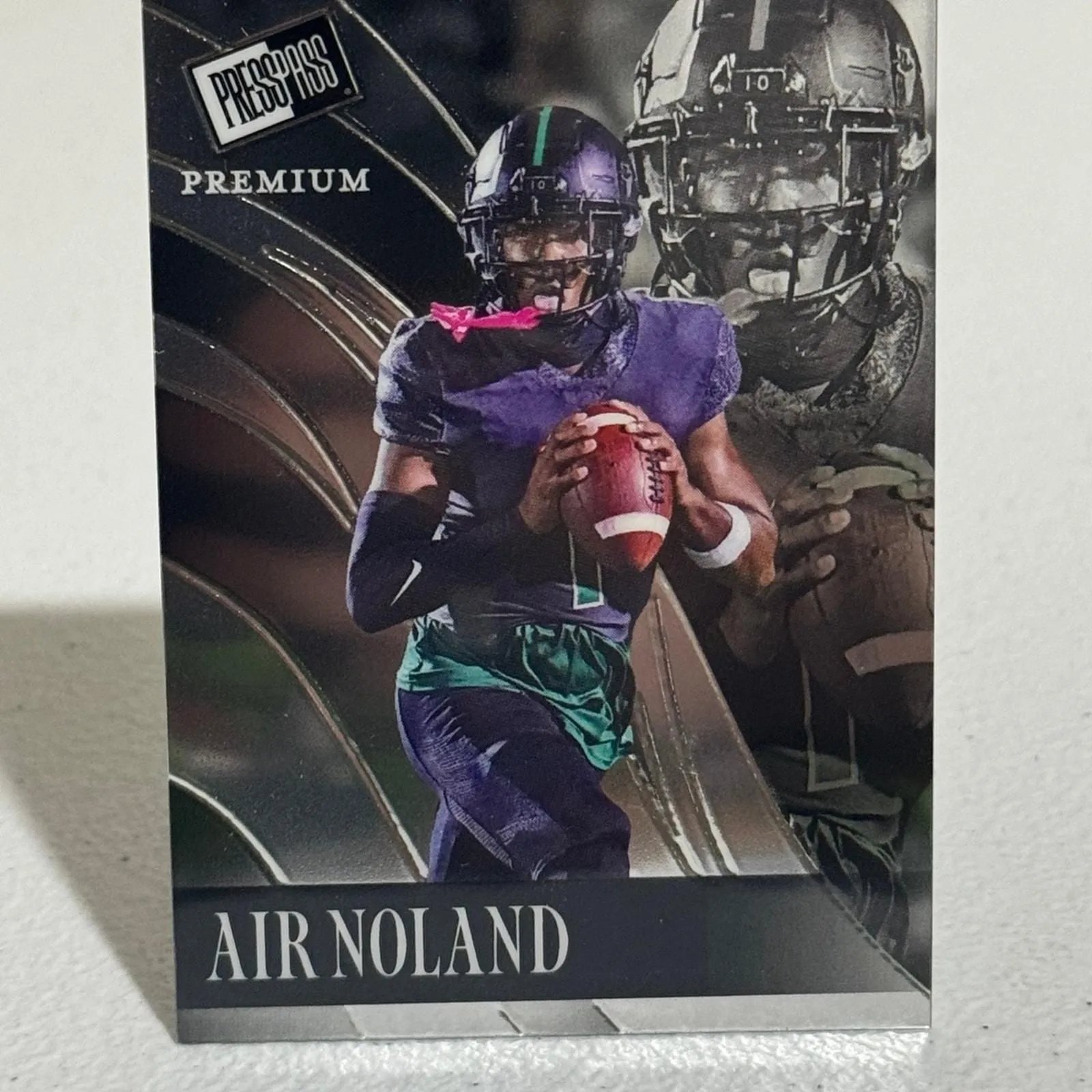 Product image for Air Noland 2024 Leaf Press Pass Premium Retro /99 #R-4 football card