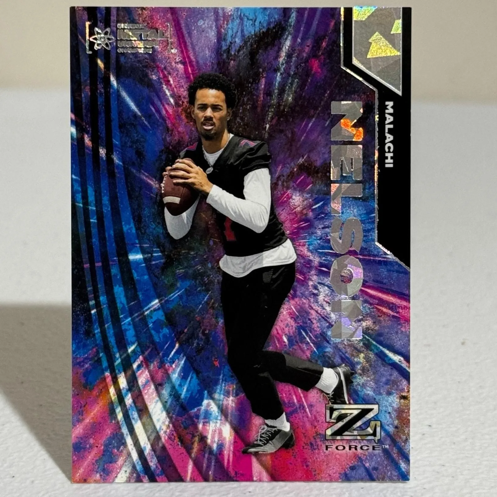 Product image for Malachi Nelson  2024 SKYBOX METAL UNIVERSE CHAMPIONS Z-FORCE RAVE /150