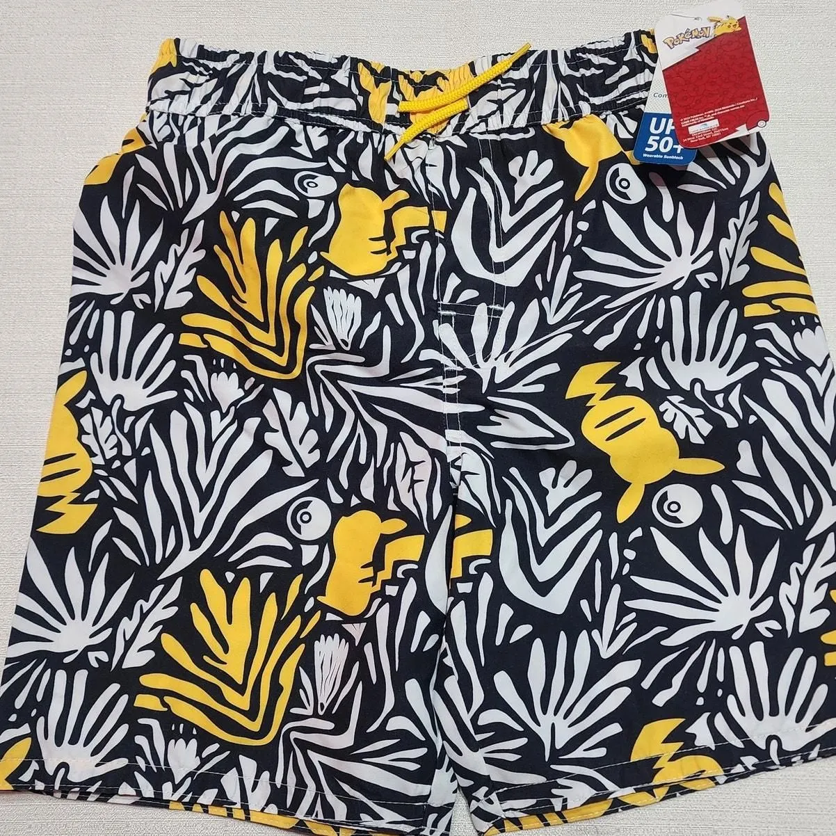 Product image for Pikachu swim trunks kids Large  - new-with-tags - Pokemon