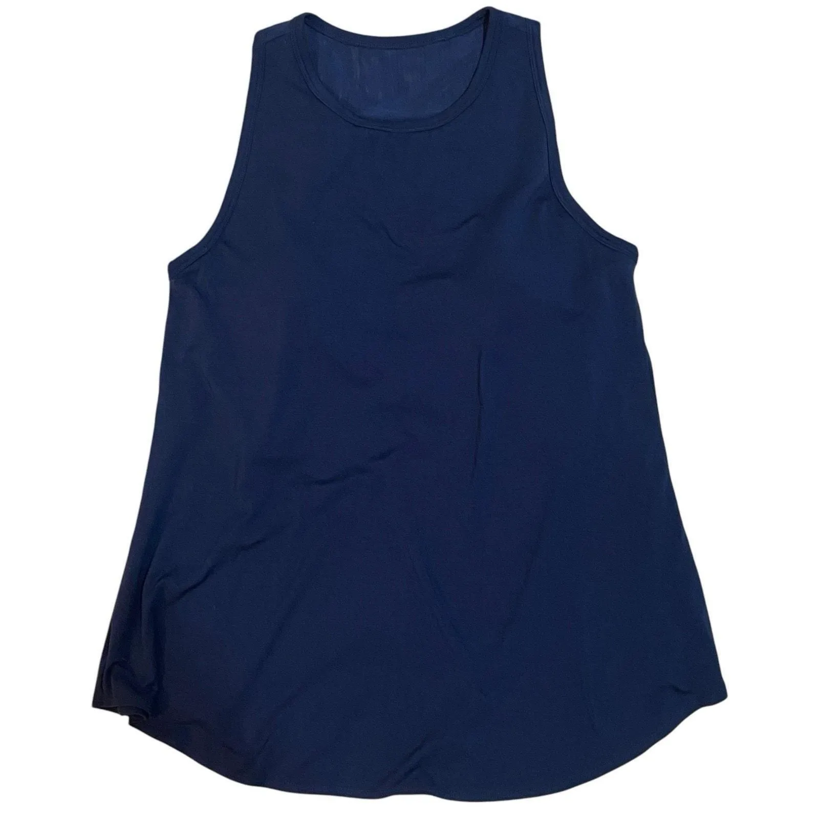 Product image for Shebird Tunic Tank Womens 6 Dark Blue Built In Bra Freedom Racerback - 6 - Tops - pre-owned---excellent - SHEBIRD