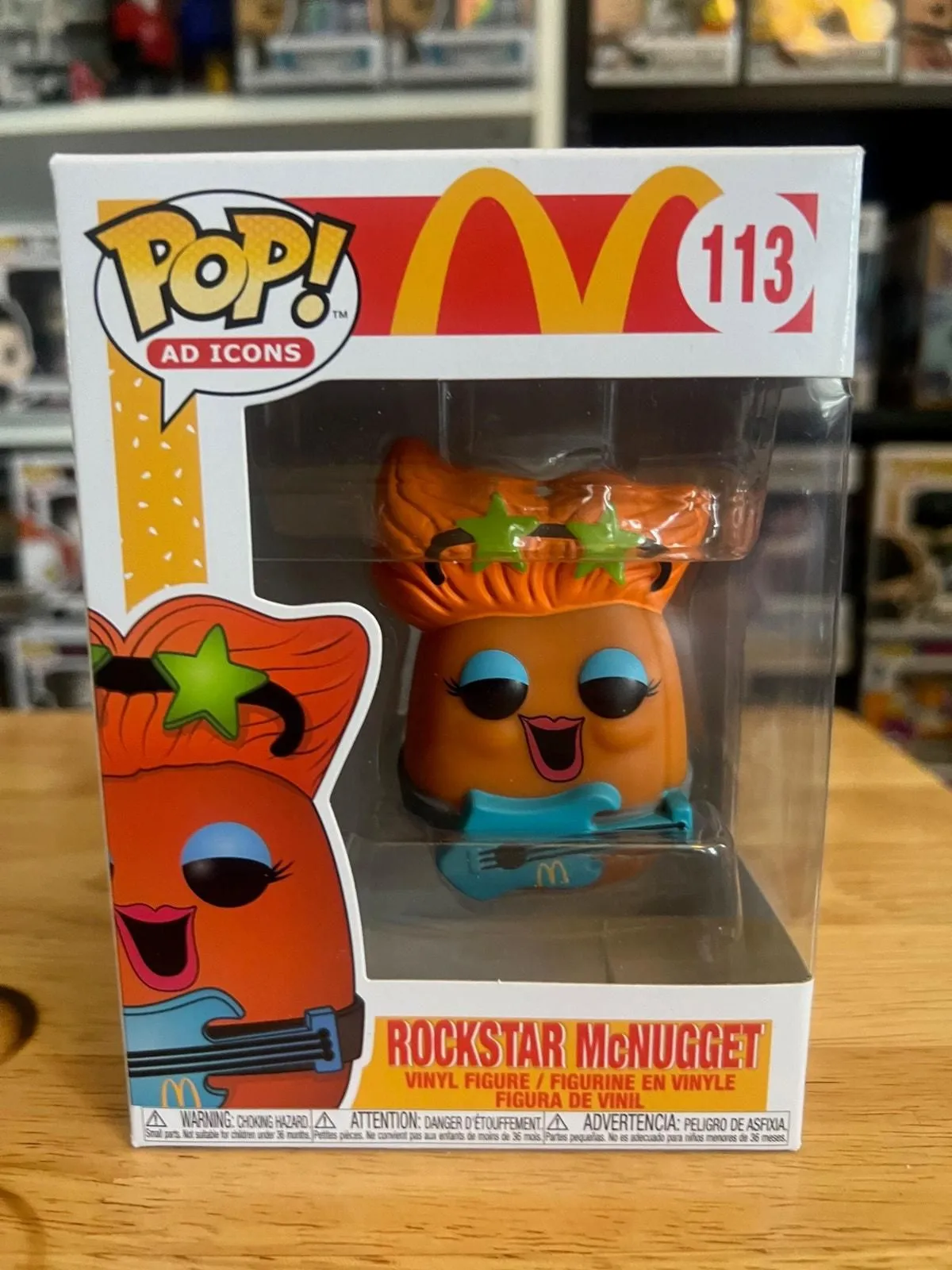 Product image for Rockstar McNugget Funko Pop #113 McDonald's Ad Icons Advertising Food Chicken