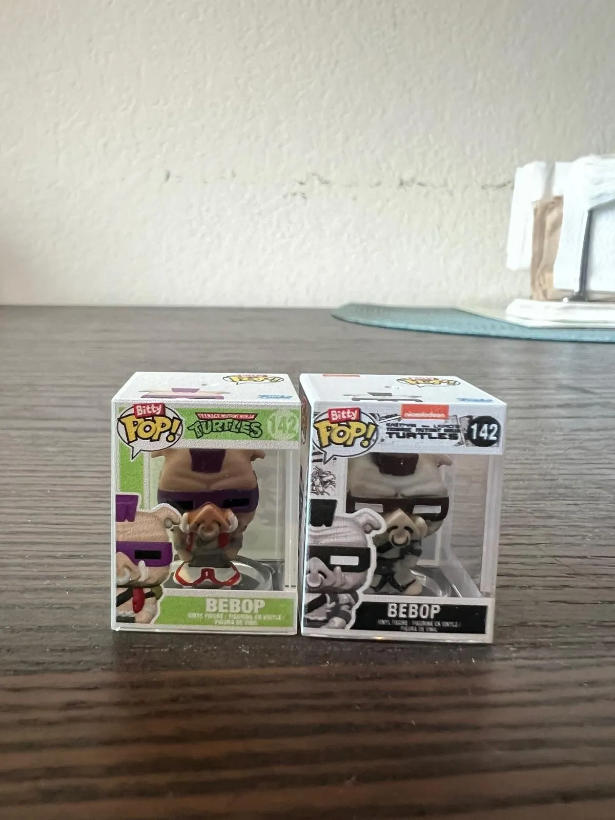 Product image for 2 CHASE Bebop #142 Funko Bitty Pops SDCC 4K PIECE TMNT B&W Teenage Ninja Turtles