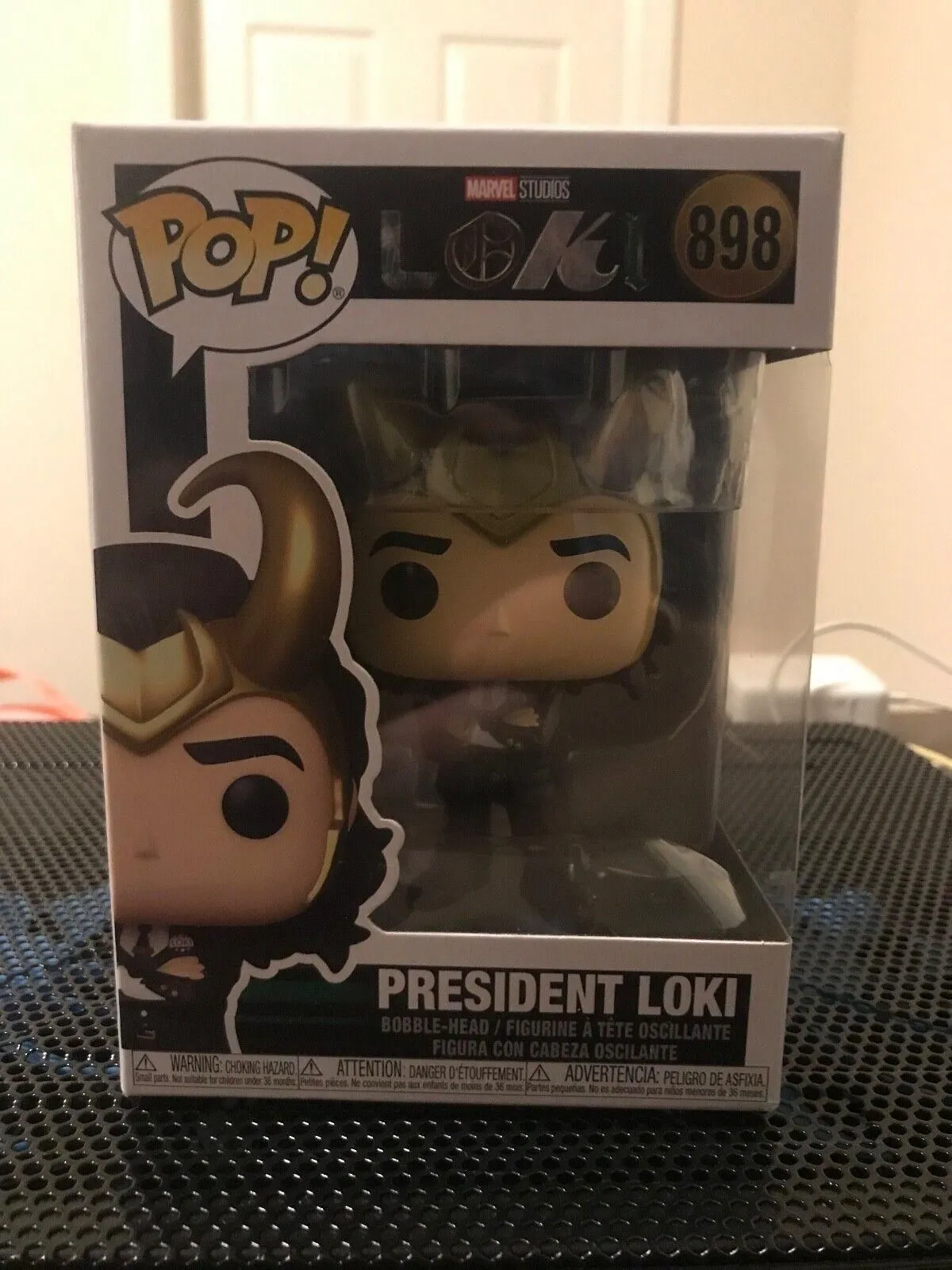 Product image for President Loki Funko Pop Bobblehead Marvel #898 Hiddleston Thor MCU Comic Disney