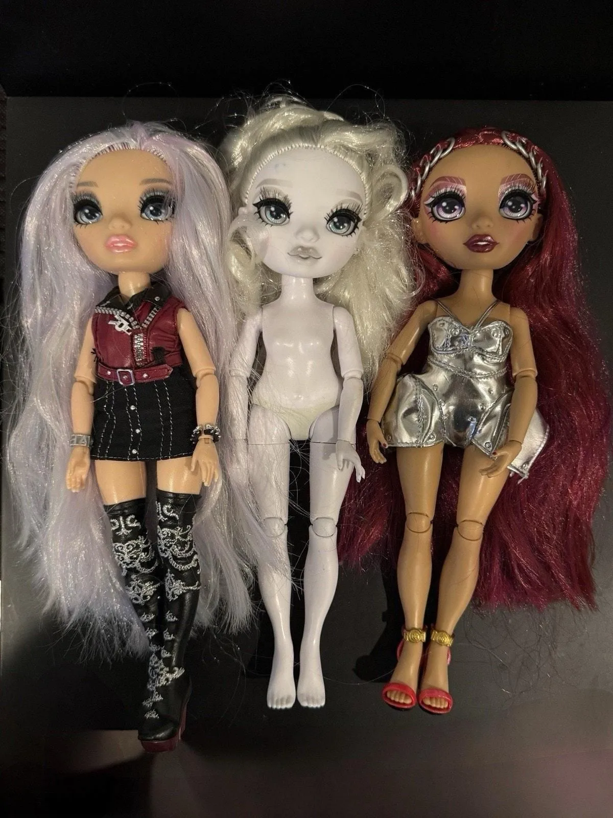 Product image for Rainbow High Shadow High Doll Lot of 3 - Natasha, Mila and Margot