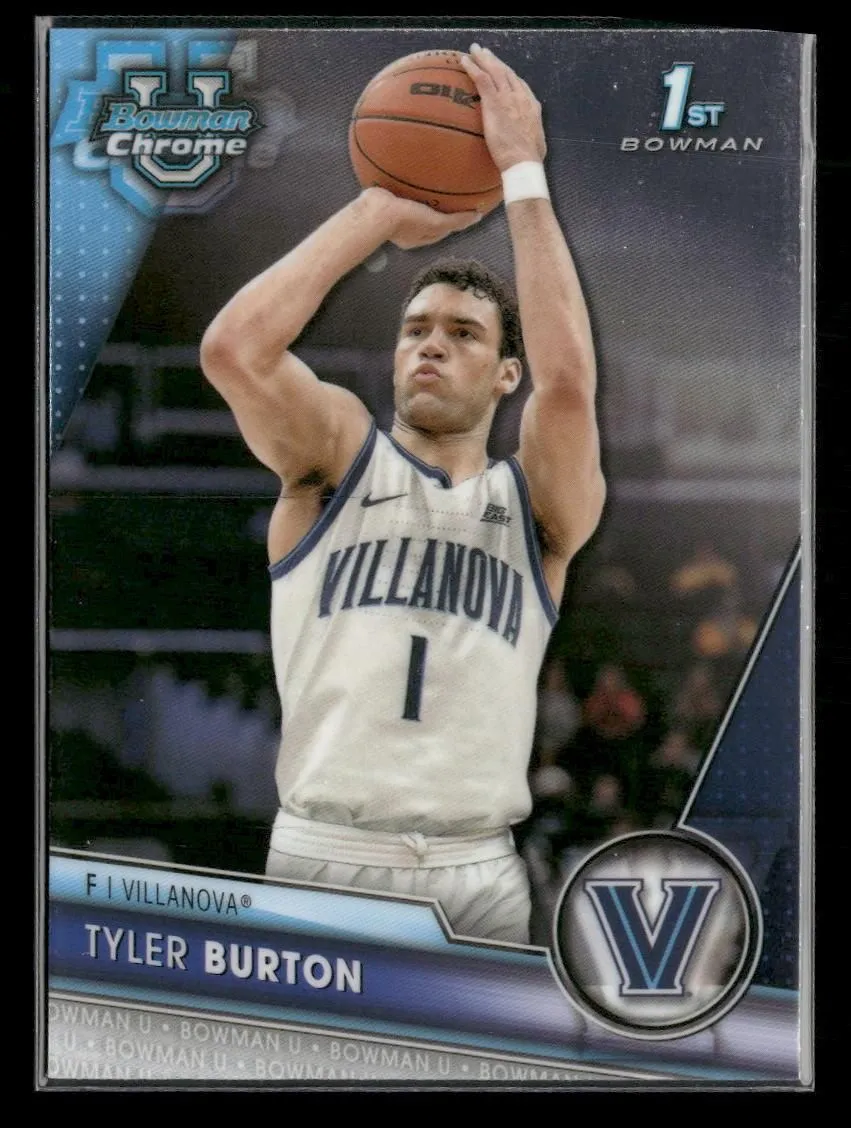 Product image for 2023-24 Bowman University Chrome #84 Tyler Burton Villanova Wildcats
