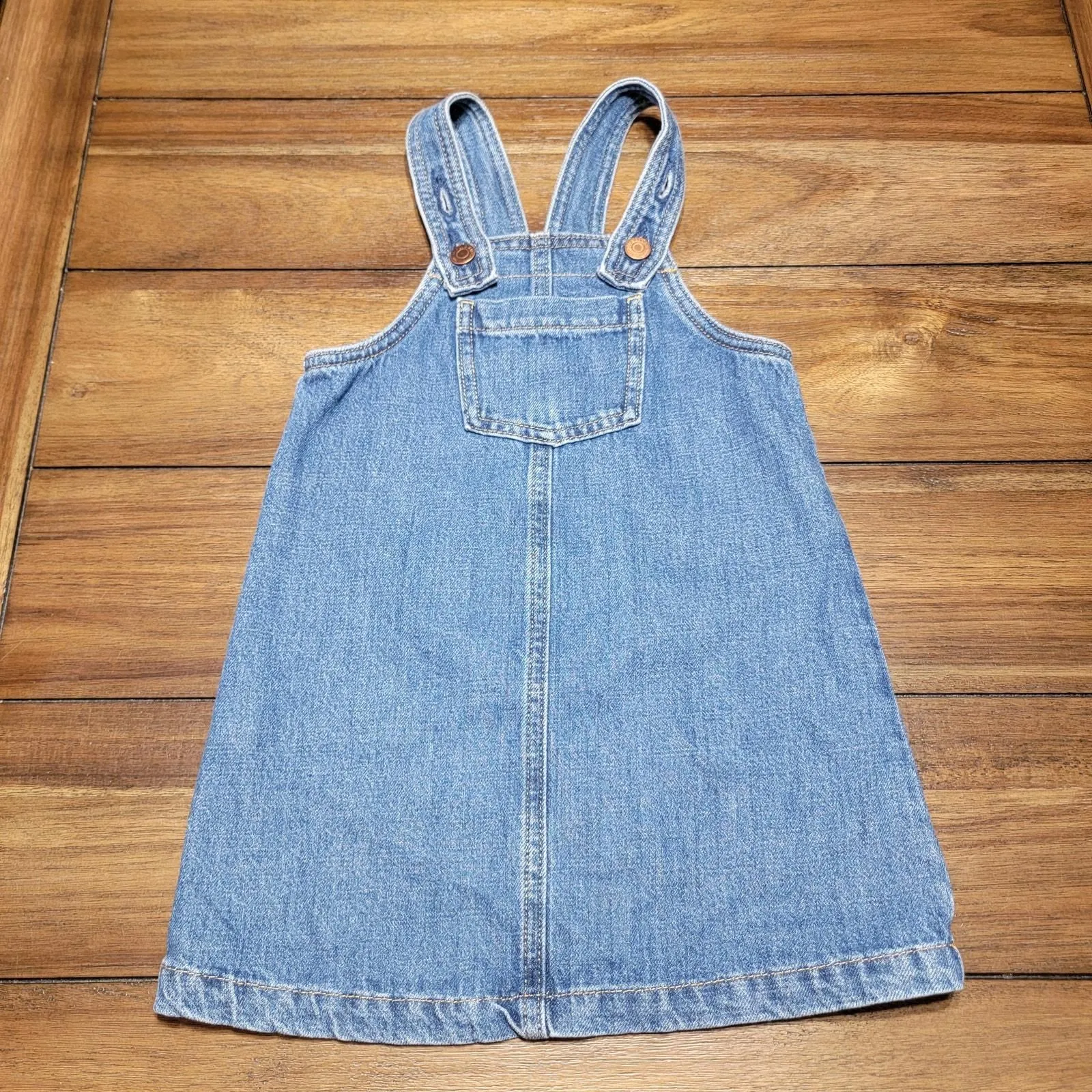 Product image for Old Navy Toddlers Denim Skirt Overalls - Size 4T NWT