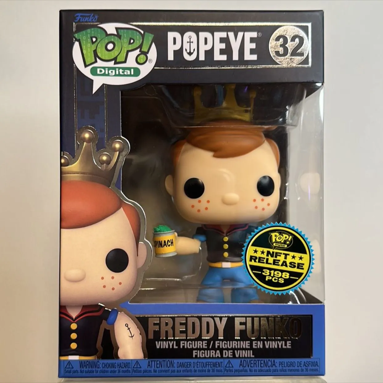 Product image for Freddy Funko as Popeye 31 Royalty NFT Pop Digital
