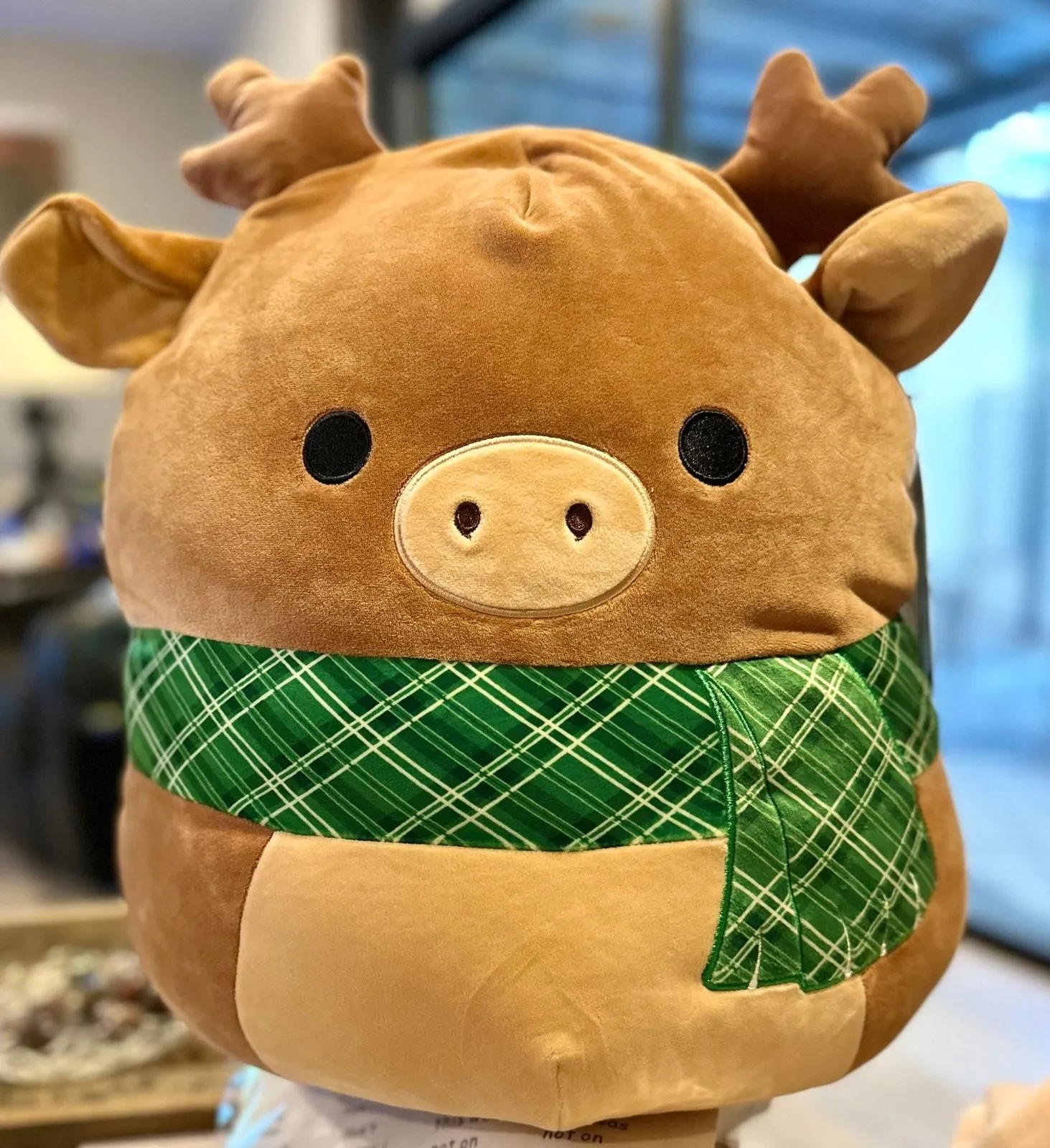 Product image for Squishmallows 16" Plush - Christmas Squad - Ruby the Reindeer  - new