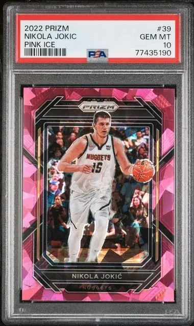 Product image for 2022 PANINI PRIZM NIKOLA JOKIC PINK ICE #39 PSA GEM MT 102022 PANINI PRIZM NIKOLA JOKIC PINK ICE #39 PSA GEM MT 10 - 77435190 - 77435190