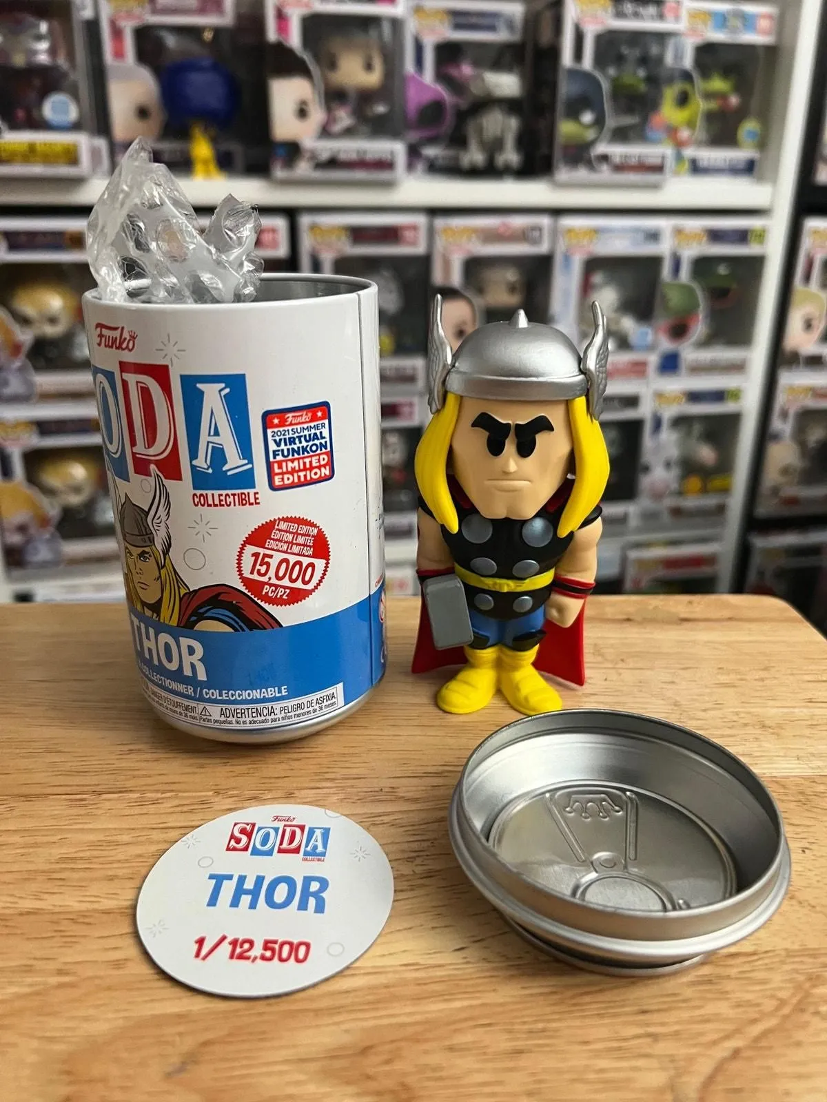 Product image for LIMITED EDITION 10,500 PIECES Thor Funko Soda Marvel Comics Vinyl Figure Toys LE
