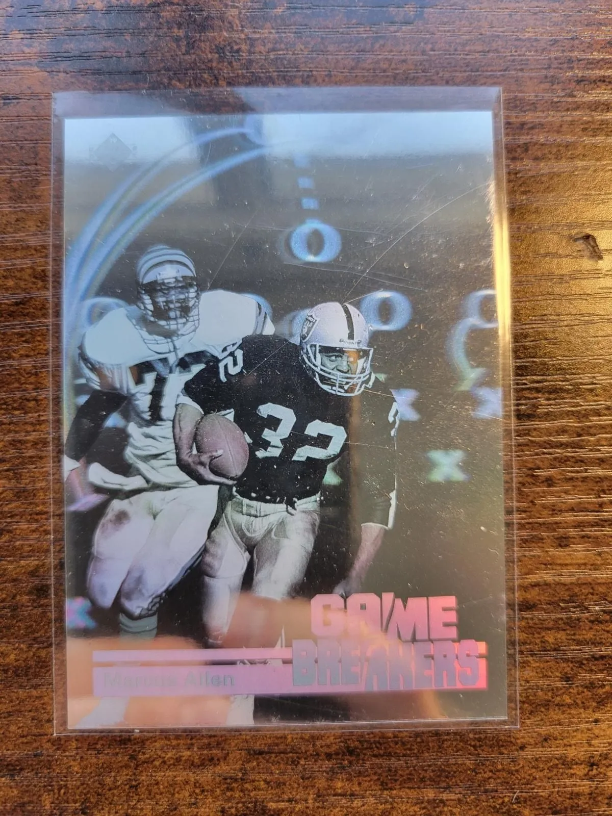 Product image for 1991 Upper Deck #GB9 Marcus Allen - Game Breaker - Raiders - NFL - Fresh Pull - Other