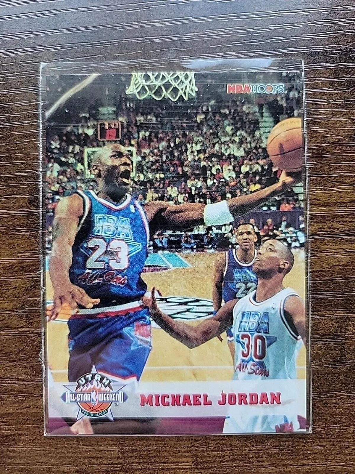 Product image for Michael Jordan 1992-1993 NBA Hoops #257 - Chicago Bulls - NBA All Star