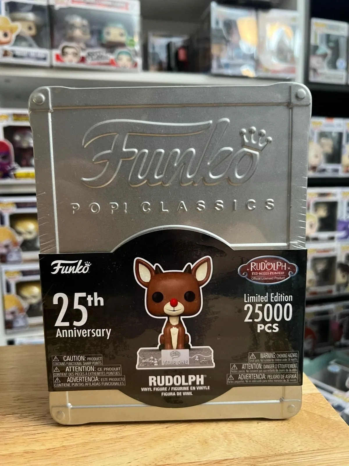 Product image for VAULTED LIMITED EDITION Rudolph Red-Nosed Reindeer Funko Pop Christmas Holidays
