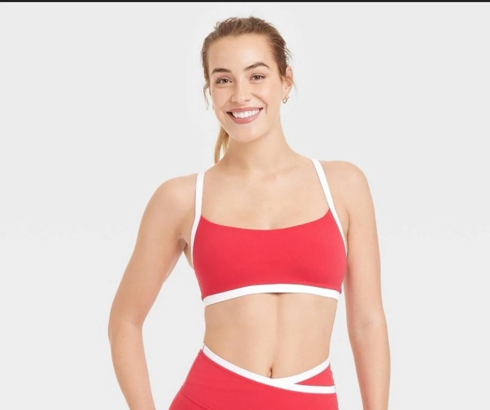 Product image for All In Motion Women's Everyday Soft Light Support Strappy Sports Bra - SMALL - All In Motion