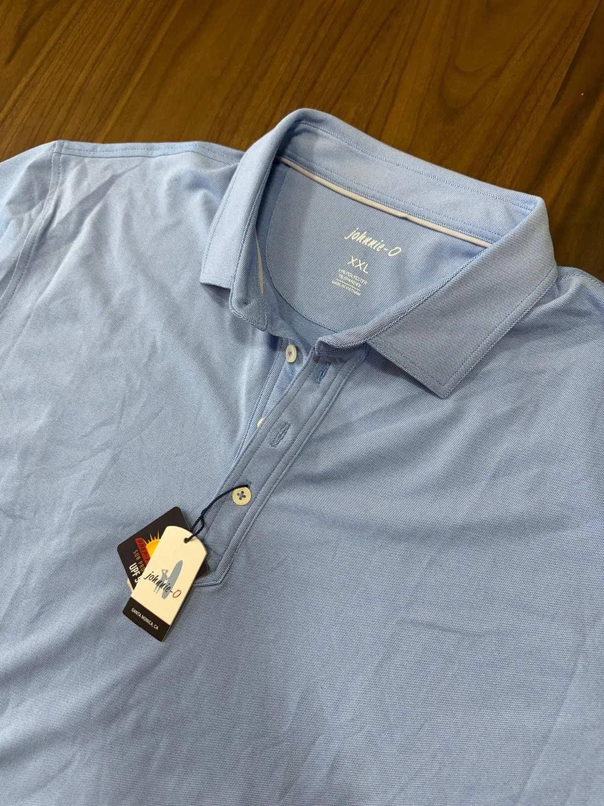 Product image for Johnnie- O performance polo size 2 XL blue riptide ￼ - Johnnie-O