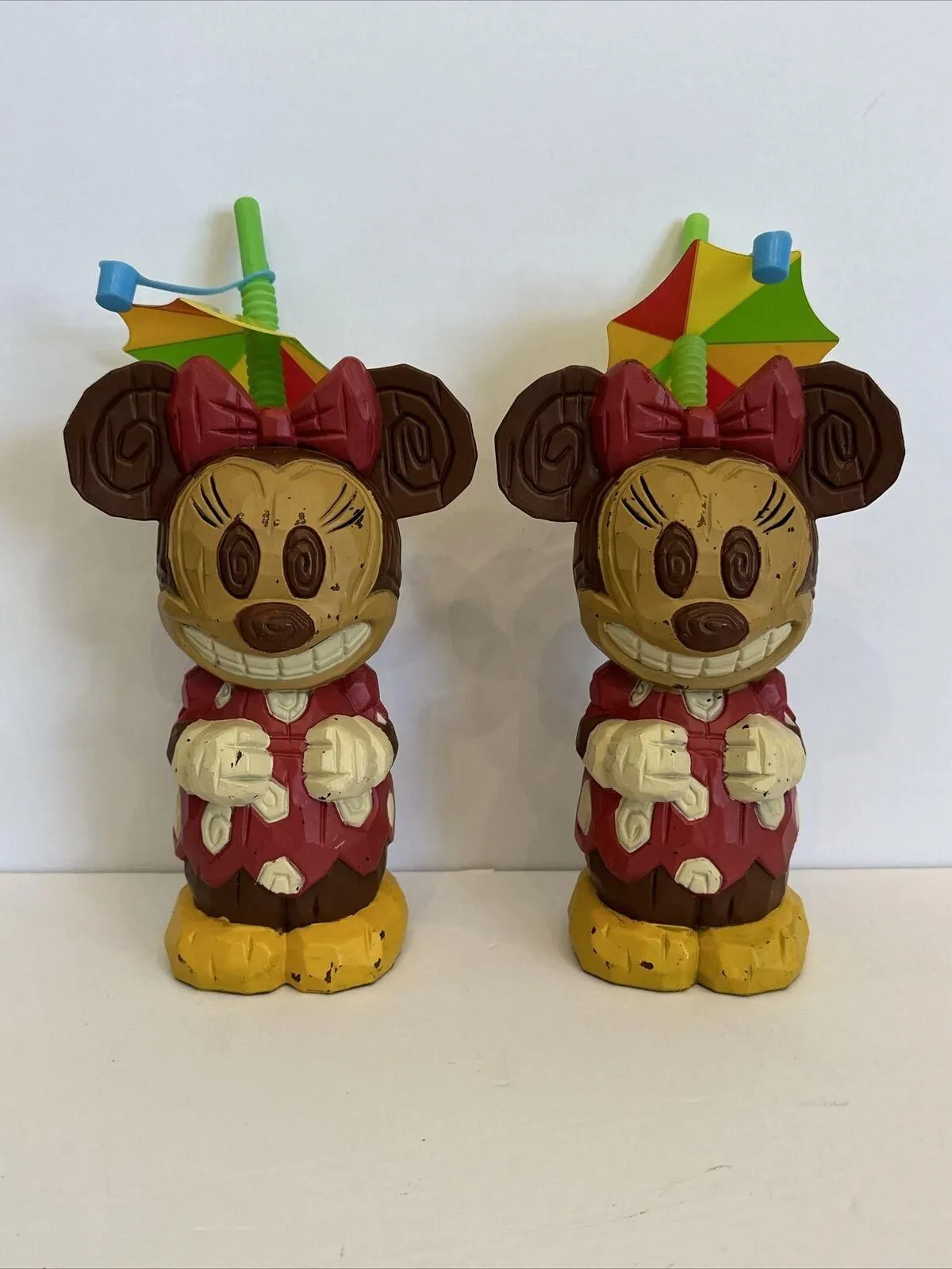 Product image for Vintage Disney Minnie Mouse Tiki Totem Souvenir Cup Disneyland Rare