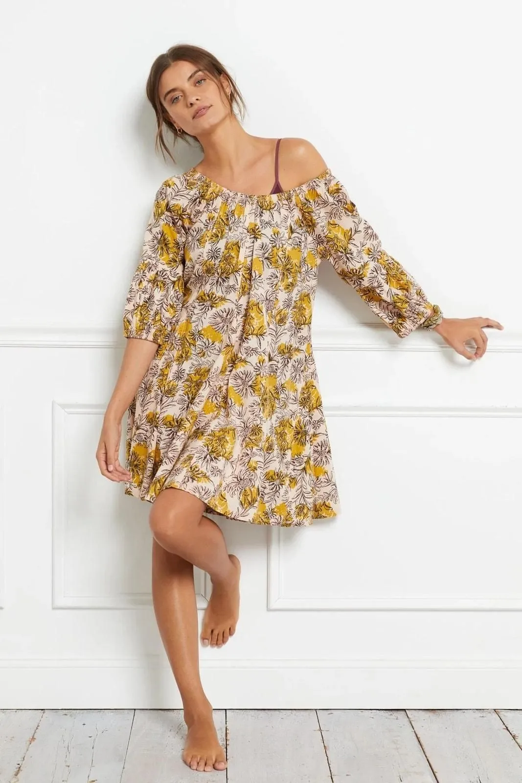 Product image for Daily Practice by Anthropologie Mollie Tunic Dress SM CottageCore Resort Casual - Daily Practice By Anthropology