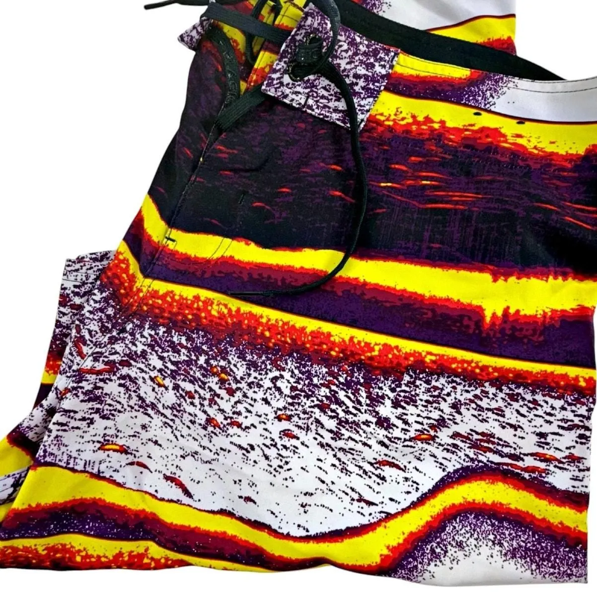 Product image for Pelagic Men 4 Stretch Tech Board Hybrid Swim Shorts Trunks Sz 36 Fishing Surfing - PELAGIC