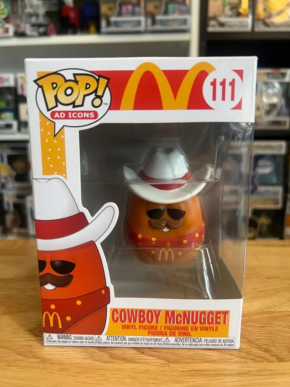 Product image for Cowboy McNugget Funko Pop #111 McDonald's Ad Icons Advertising Food Chicken Fast