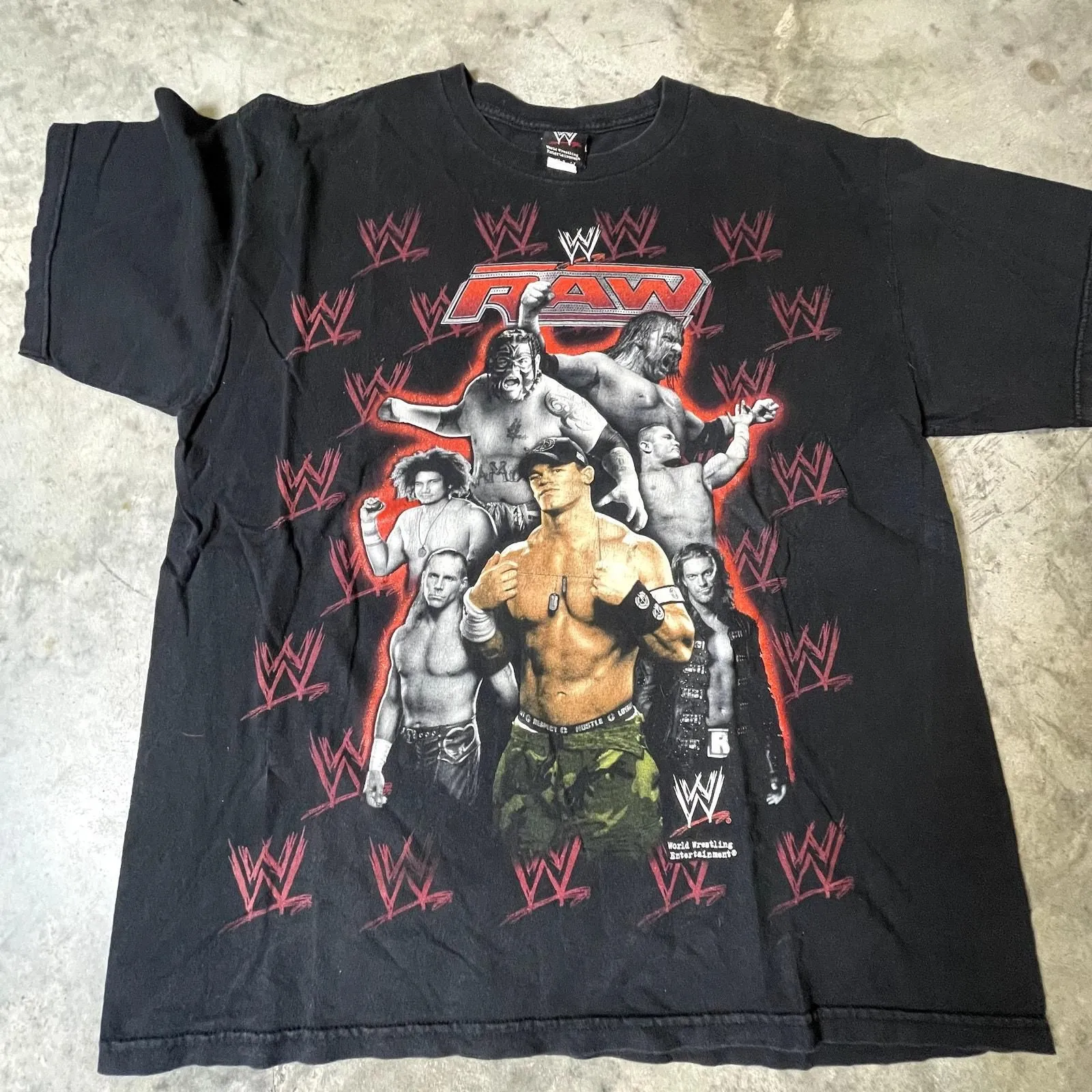 Product image for Vintage WWE Raw is War T-Shirt - pre-owned---good - WWE