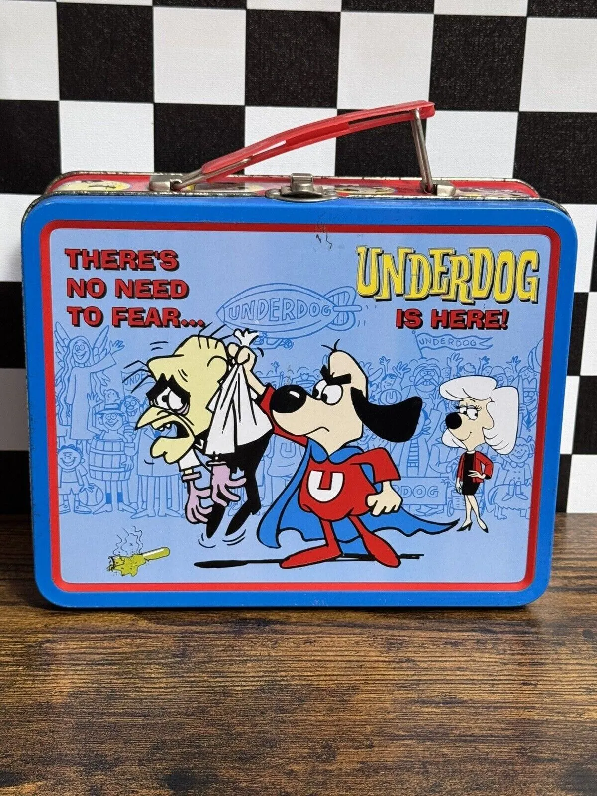 Product image for Vintage Underdog - "There's No Need To Fear" Tin Lunchbox