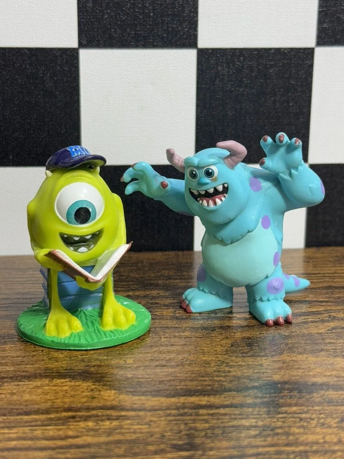 Product image for Disney Pixar Monsters Inc Sulley Mike Wazowski Figures Toy Cake Topper