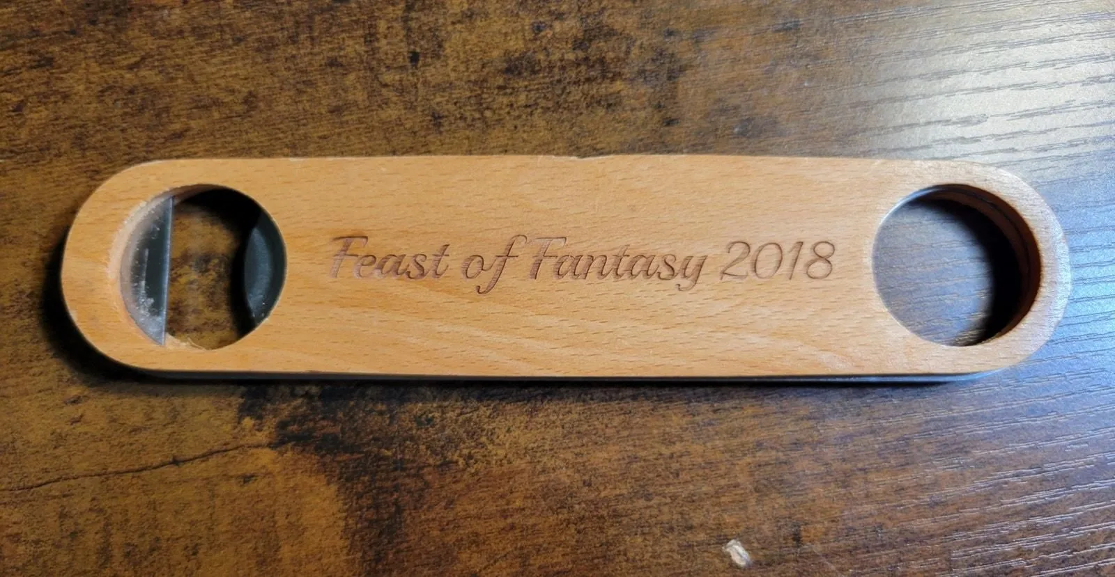 Product image for Feast of Fantasy 2018 - Heavy Duty Bottle Opener - 7" long