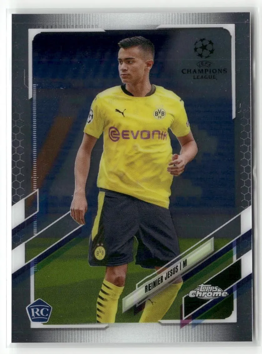 Product image for 2020-21 Topps Chrome UEFA Champions League #93 Reinier Jesus