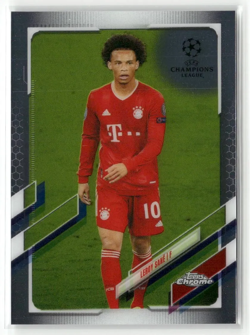 Product image for 2020-21 Topps Chrome UEFA Champions League #62 Leroy Sané