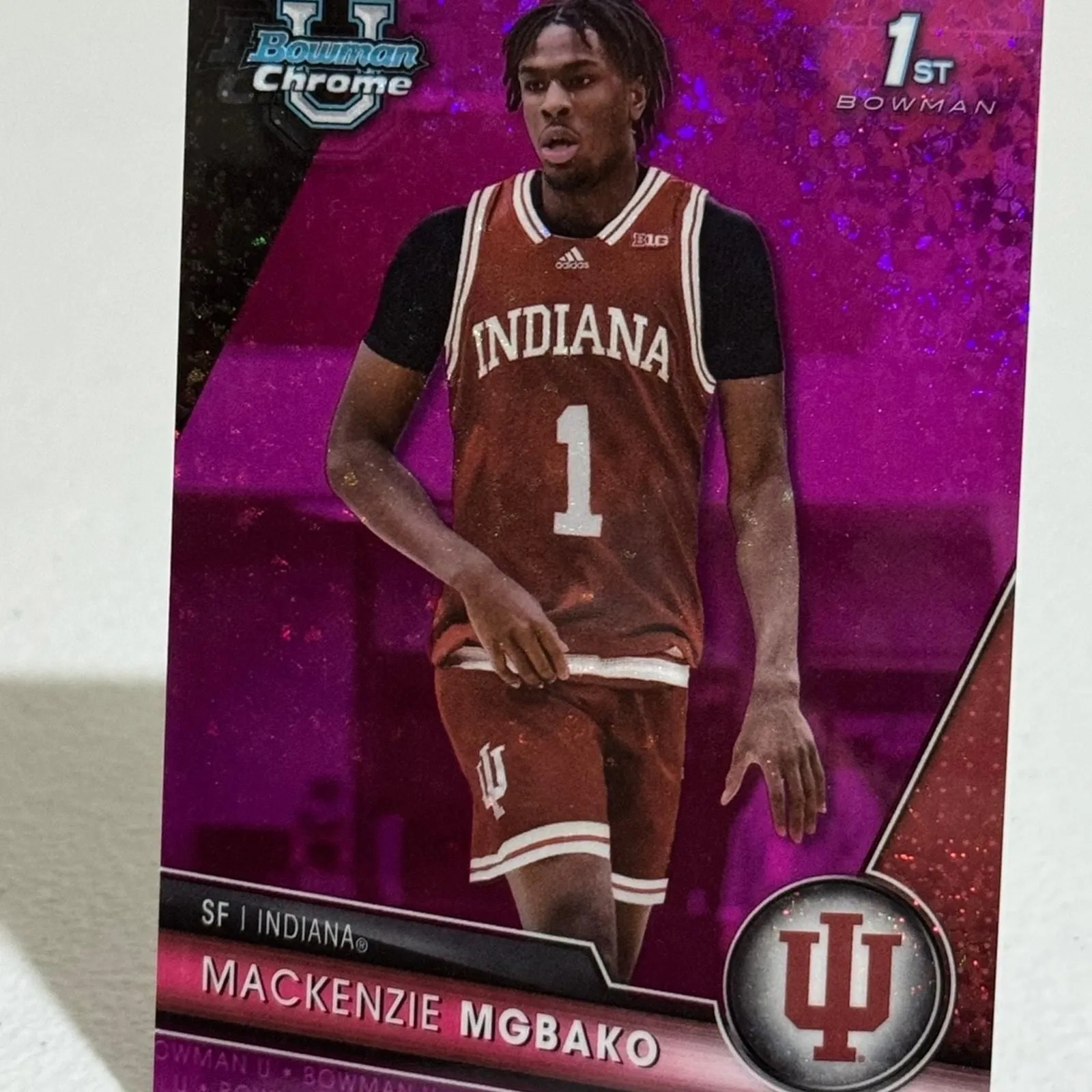 Product image for Mackenzie Mgbako 2023-24 Bowman Chrome University Fuschia 1st  /150
