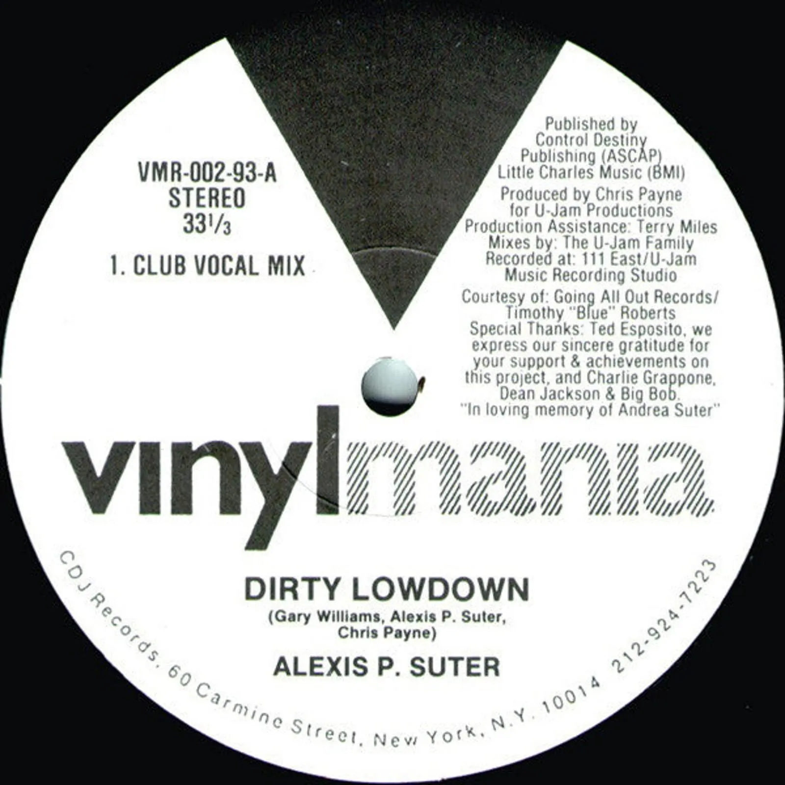 Product image for Alexis P. Suter - Dirty Lowdown (12")