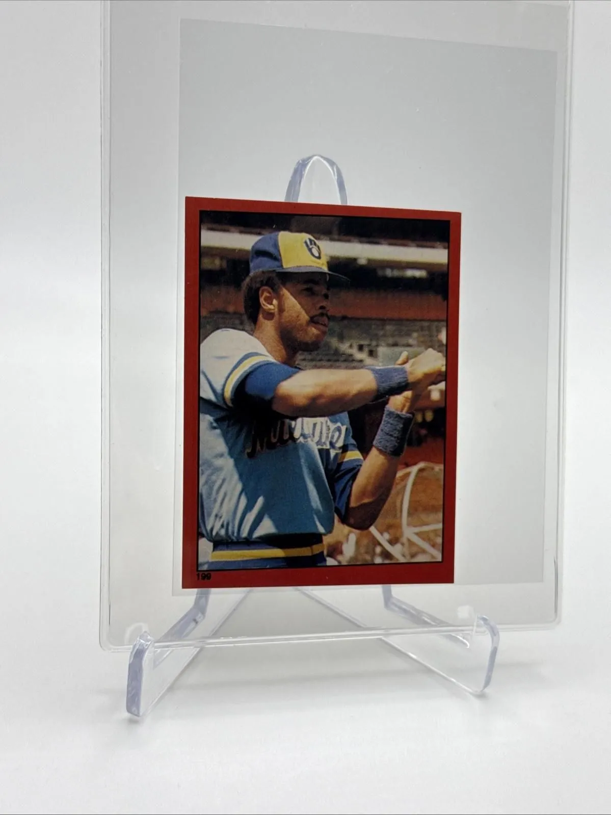 Product image for 1982 O-Pee-Chee Stickers Cecil Cooper Baseball Card #199 NM-MT FREE SHIPPING - 1982 - Baseball - 199 - Sticker - Major League (MLB) - O-Pee-Chee - Cecil Cooper - 1982 O-Pee-Chee - Milwaukee Brewers - No