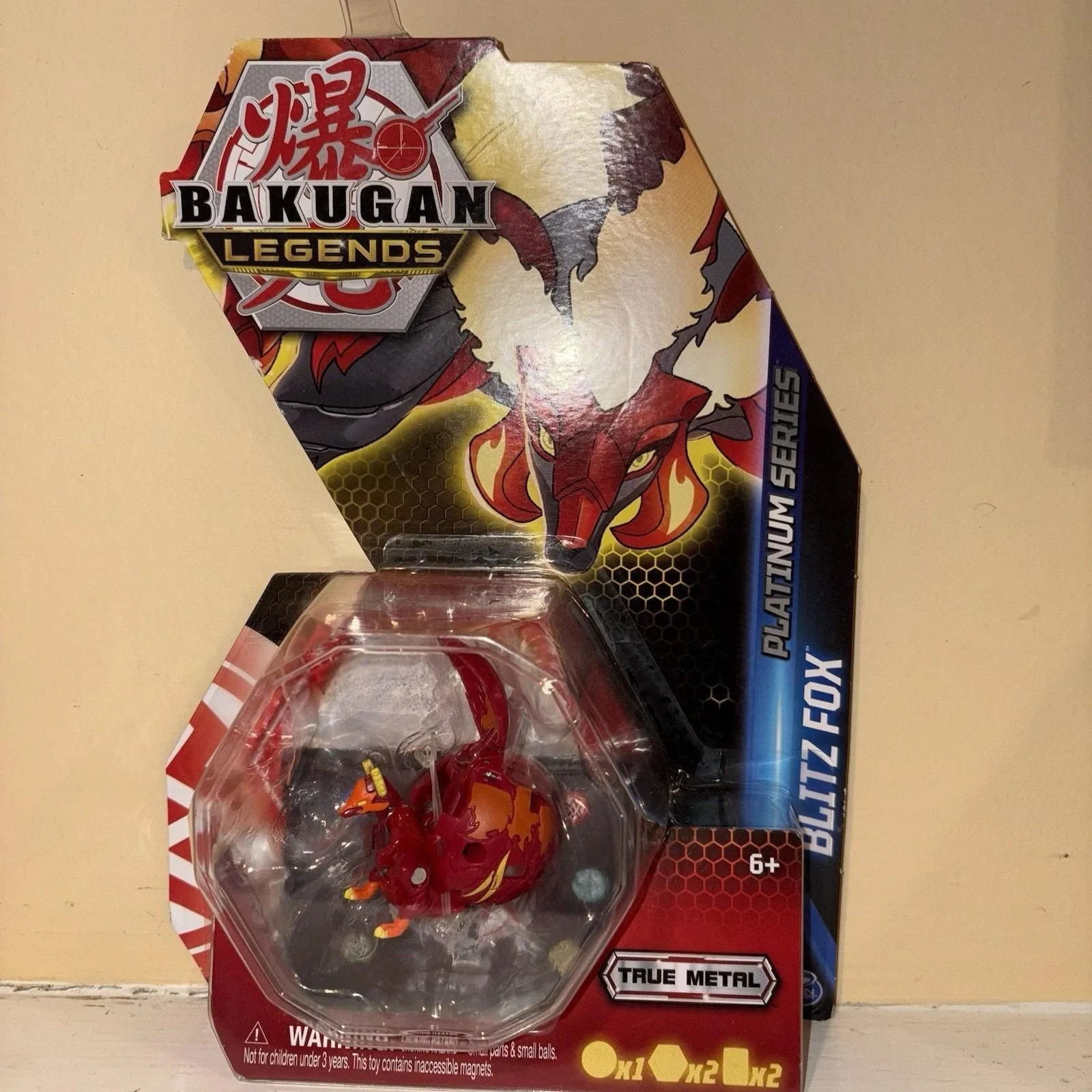 Product image for Bakugan Legends Platinum Series Blitz Fox True Metal New 2019