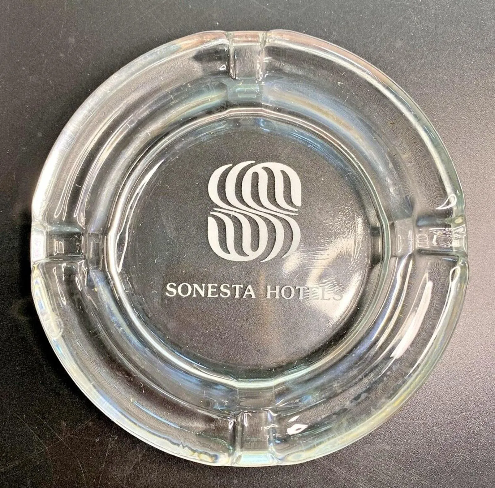 Product image for Vintage Sonesta Hotels Ashtray Clear Glass PB182-1