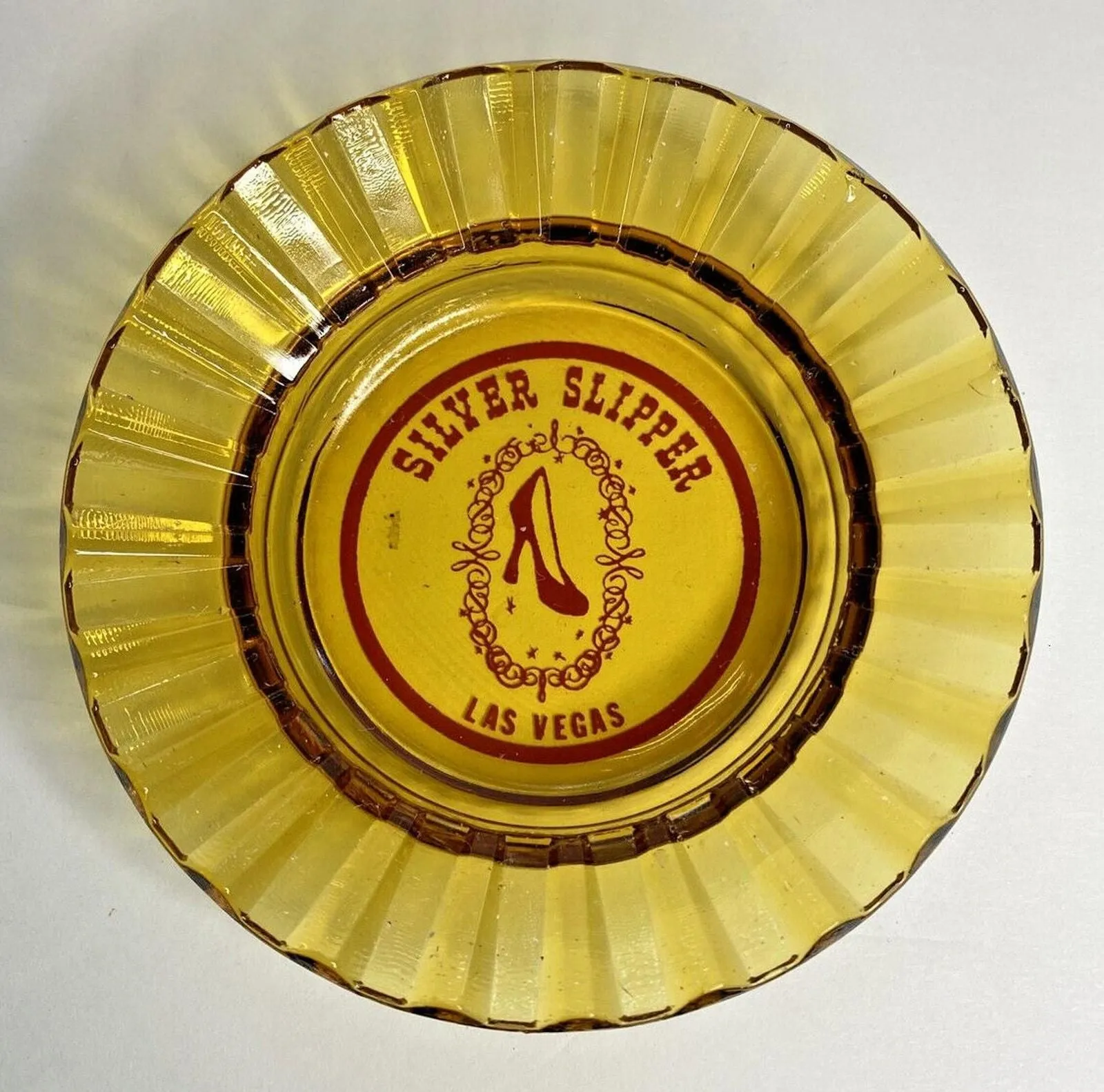 Product image for Vintage Silver Slipper Ashtray Las Vegas PB182-3
