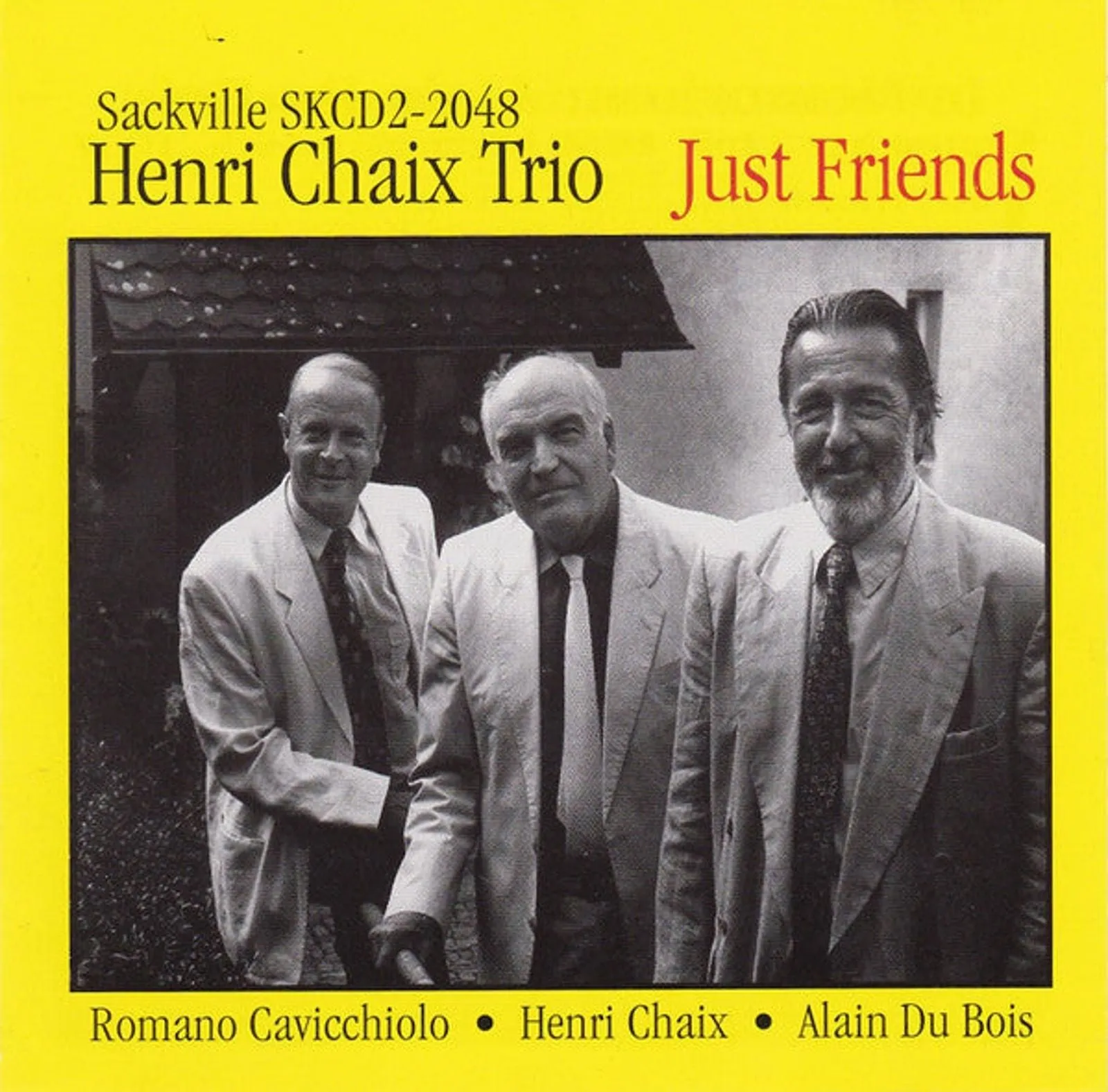 Product image for Henri Chaix Trio - Just Friends (CD, Album) - good-g-