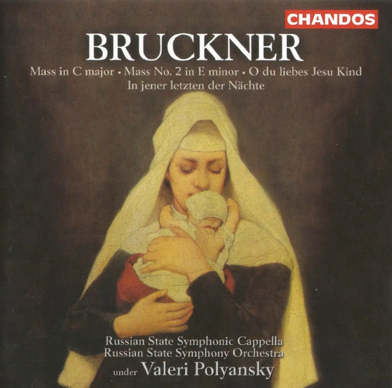 Product image for Anton Bruckner - The Russian State Symphony Cappella, Russian State Symphony Orchestra Under Valery Polyansky - Mass In C Major · Mass No. 2…  (CD) - good-g-